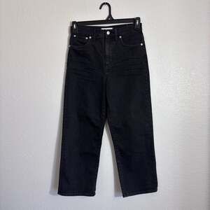 Madewell The Perfect Vintage Wide-Leg Crop Jean in Belmere Wash